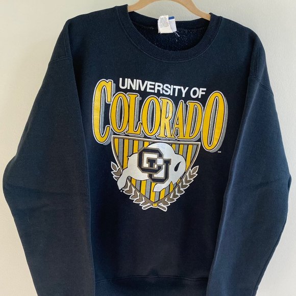University of Colorado Black Sweatshirt - Picture 1 of 2